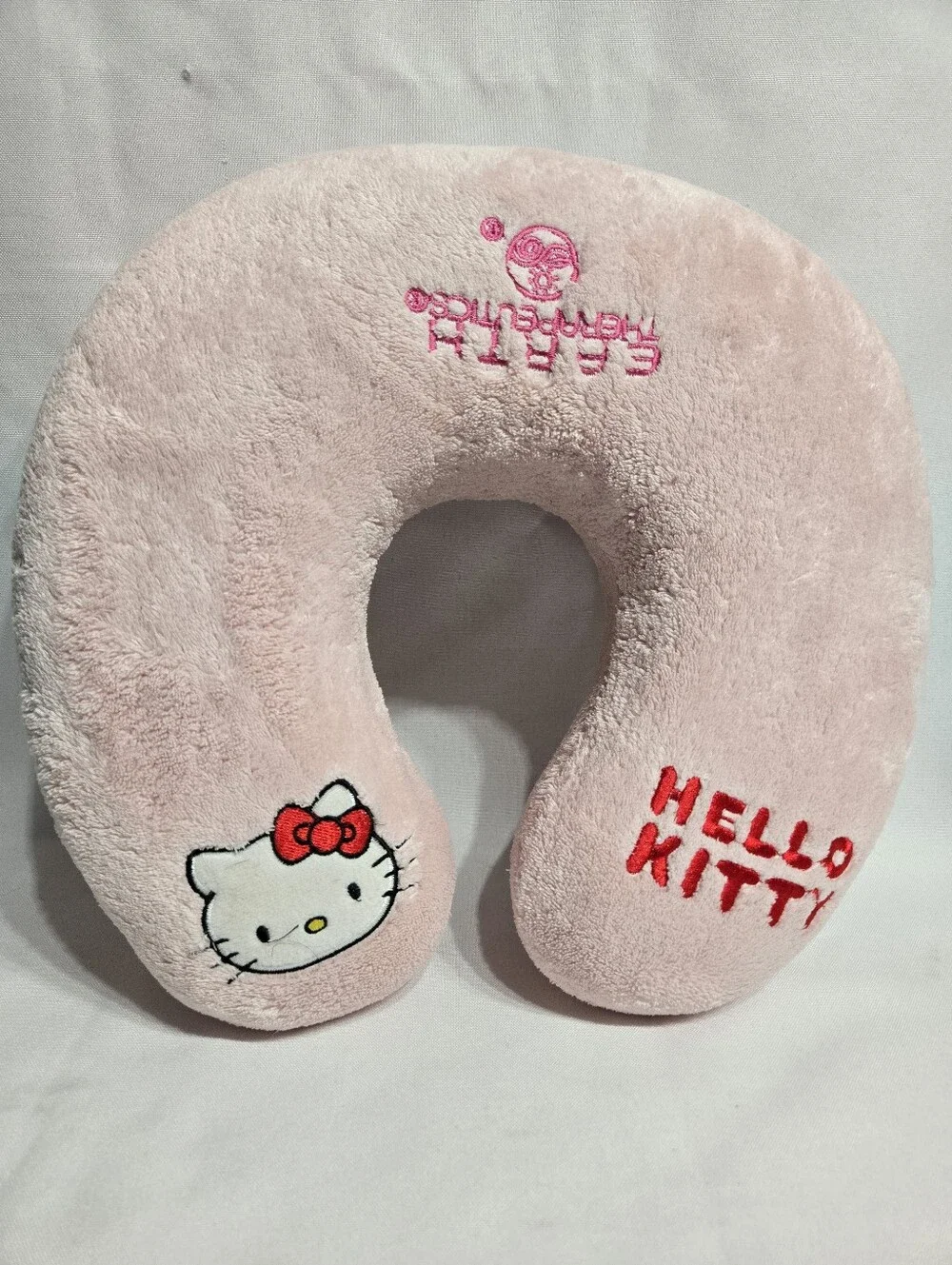 Sanrio Hello Kitty Memory Foam Travel Neck Pillow Great Condition